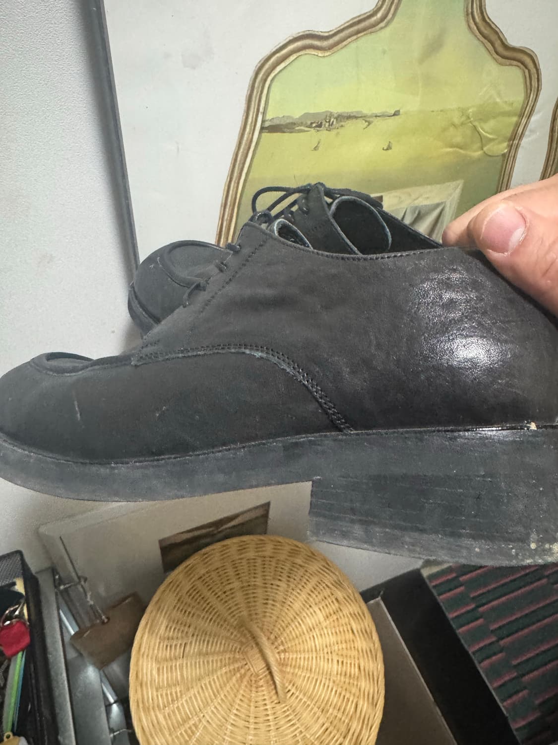 로맨틱무브 삭형 유팁 키높이 더비 상품이미지4