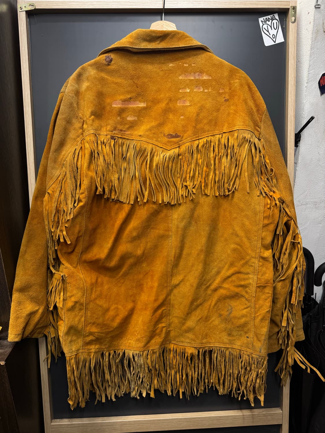 70s western suede fringe jacket 상품이미지3