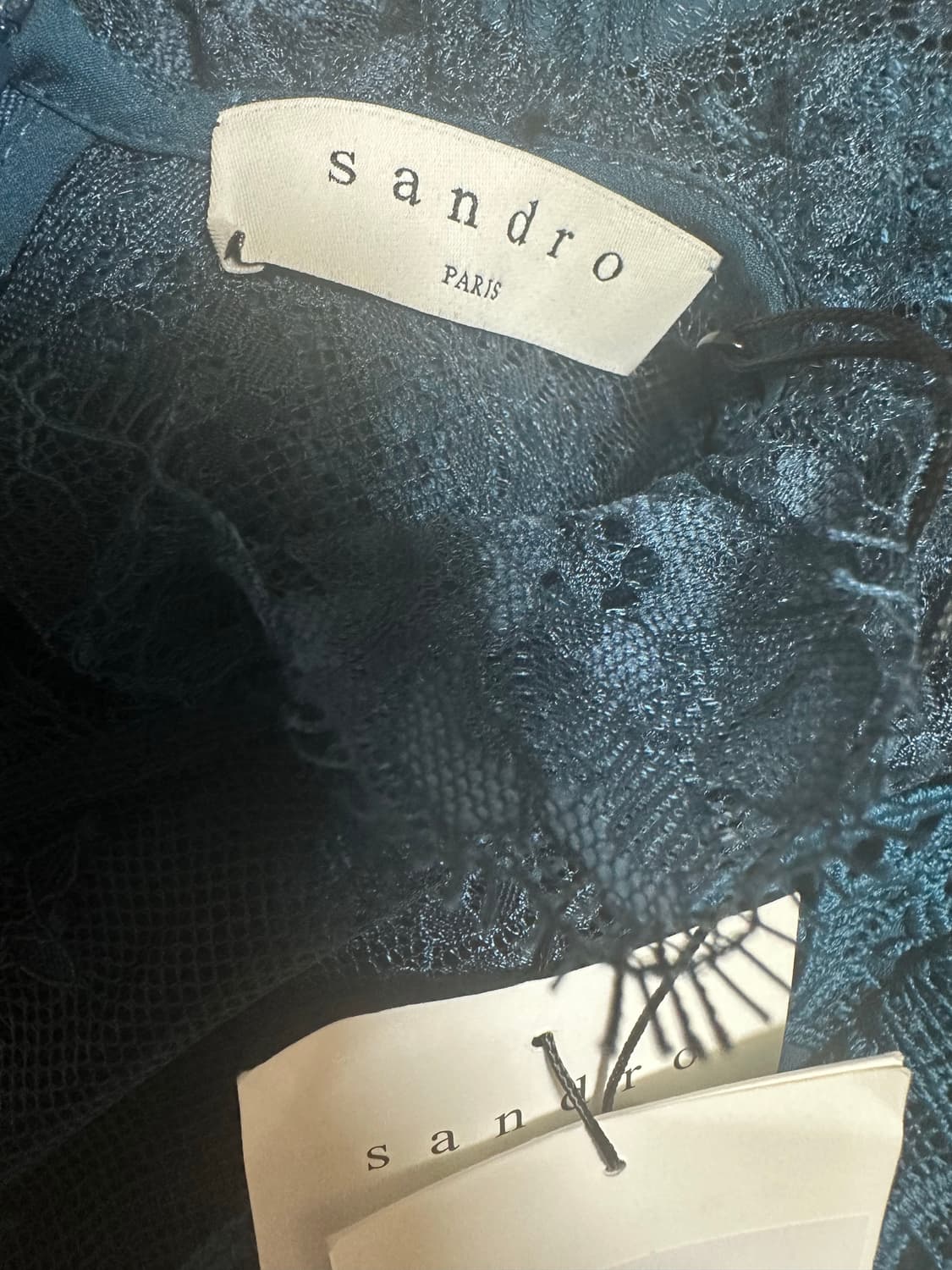 산드로 레이스 원피스 55사이즈 상품이미지8