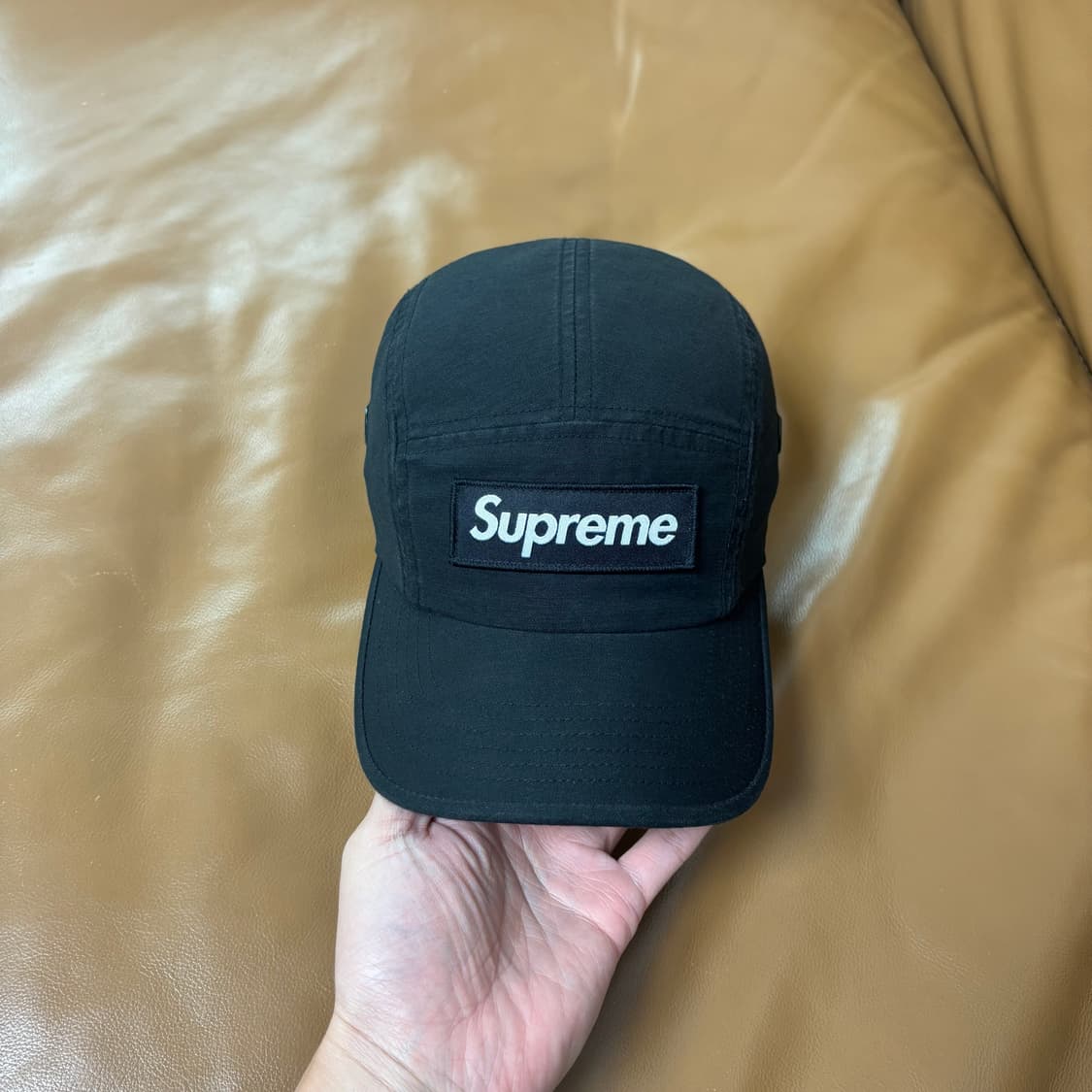 Supreme 슈프림 22fw 밀리터리 워시드 블랙 캠프캡 모자 상품이미지2