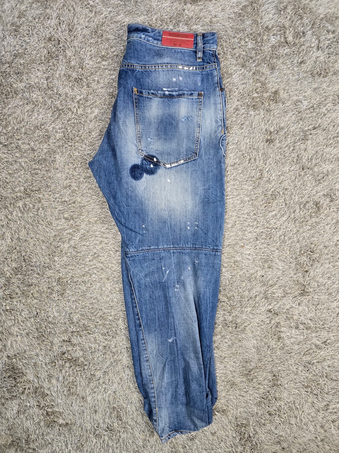 디스퀘어드2 데미지 워싱 청바지 52사이즈 상품이미지3