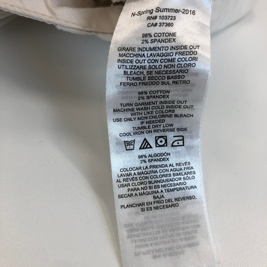 AX 아르마니익스체인지 은장 치노팬츠 32 인치 상품이미지6