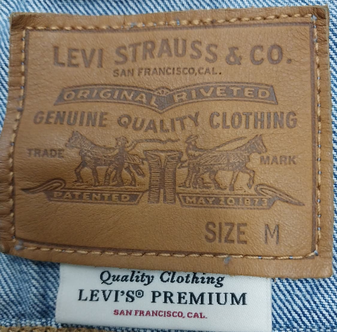 리바이스 501  147주년 기념 데님자켓 M 상품이미지6