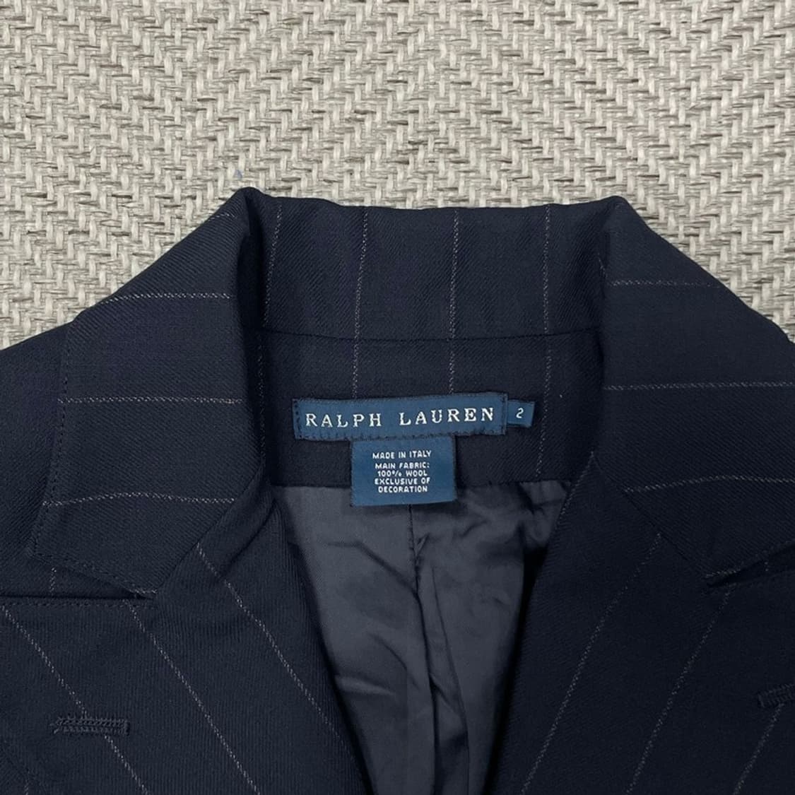 랄프 로렌 스트라이프 울 블레이저 v0101 상품이미지6