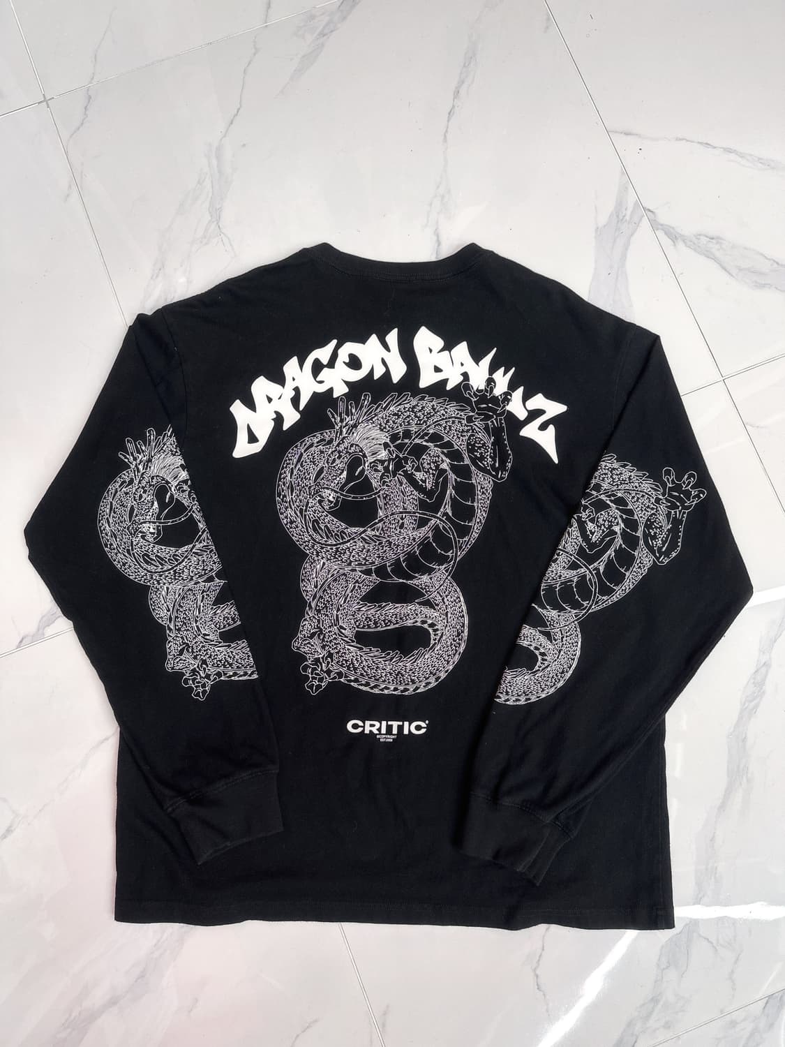 Critic X 드래곤볼z 긴팔티셔츠 상품이미지2