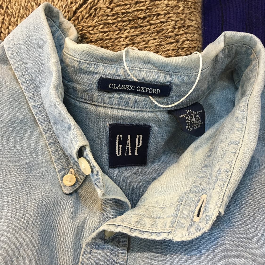 올드갭 클래식 옥스포드 셔츠 XL XXL 105 110 상품이미지7