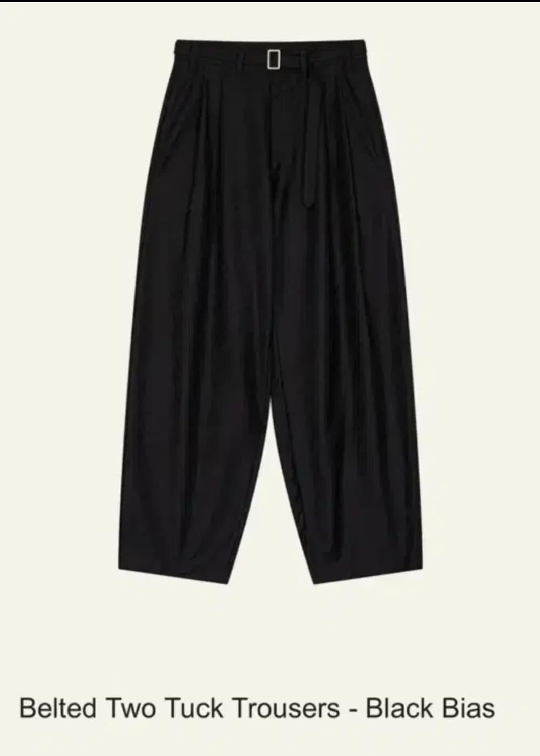 웨이비니스 블랙 바이어스 팬츠 2사이즈 상품이미지1