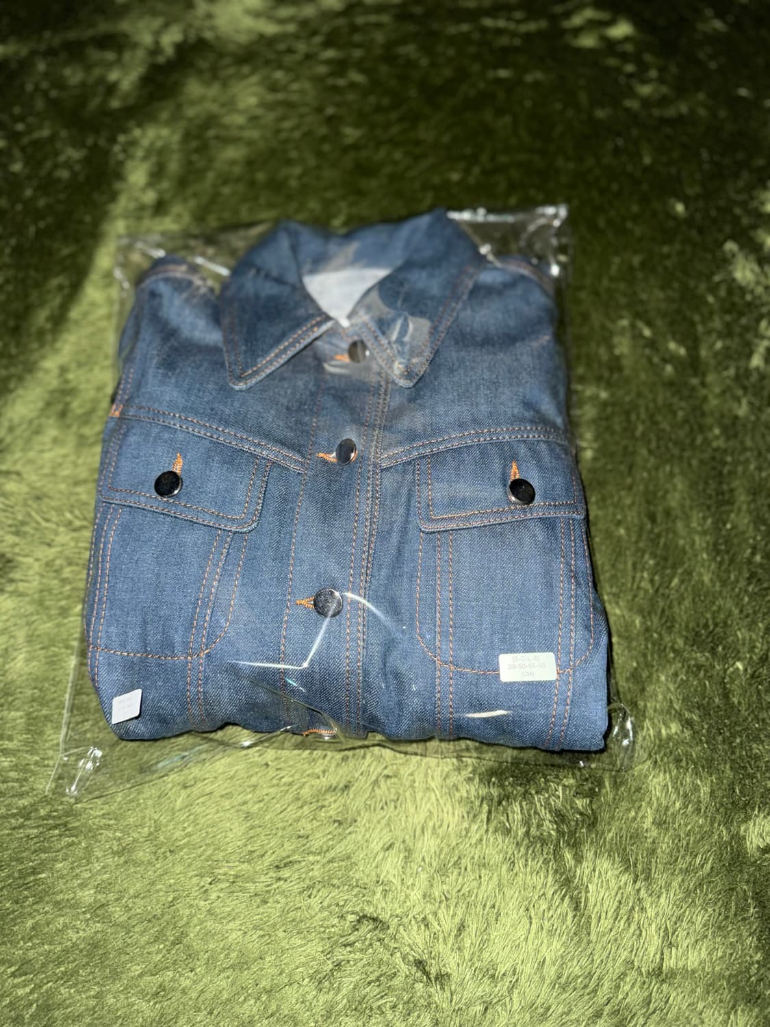 [36] MM6 메종 마르지엘라 Made in Italy 러플 데님 자켓 상품이미지10