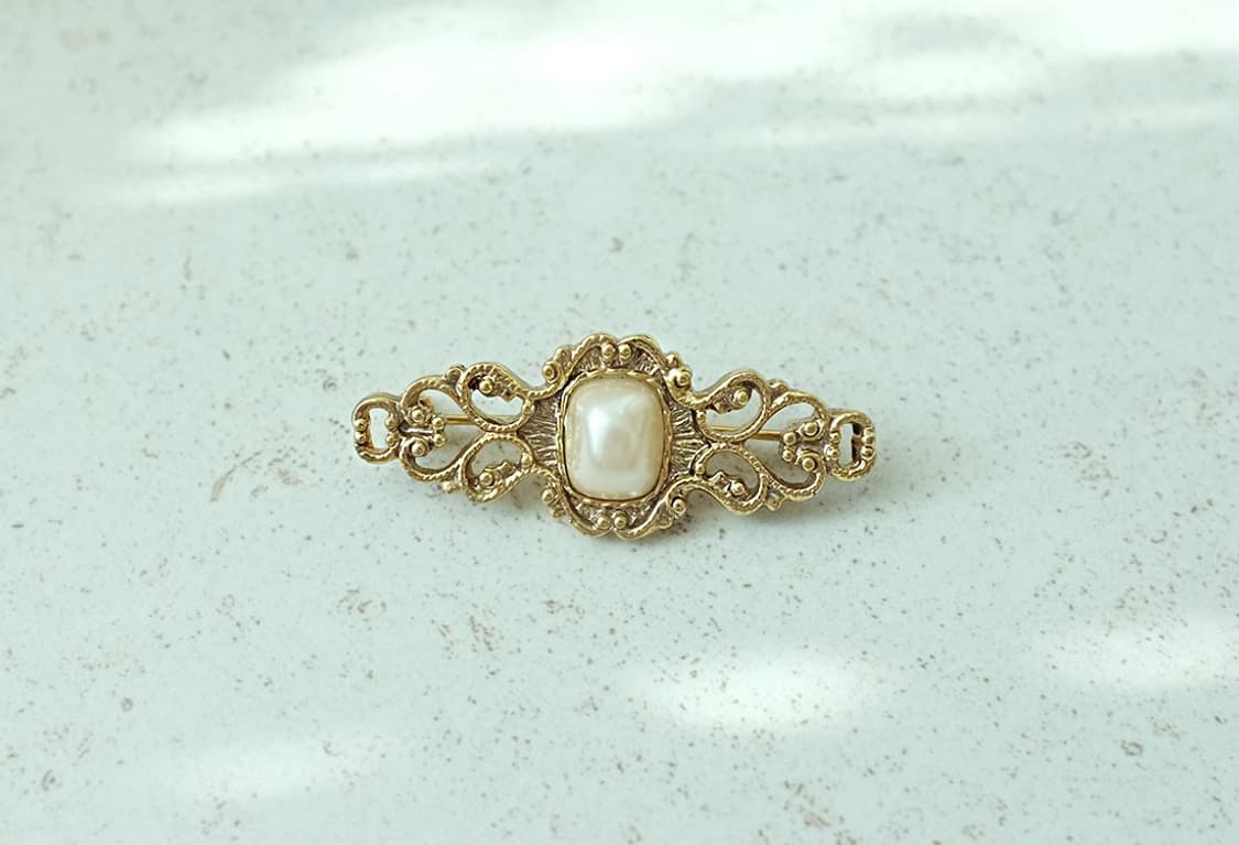 1928 오픈 웍 리바이벌 빈티지브로치 상품이미지2