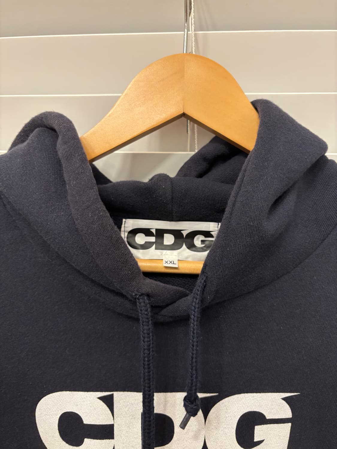 Cdg 네이비 후드 xxl 상품이미지2