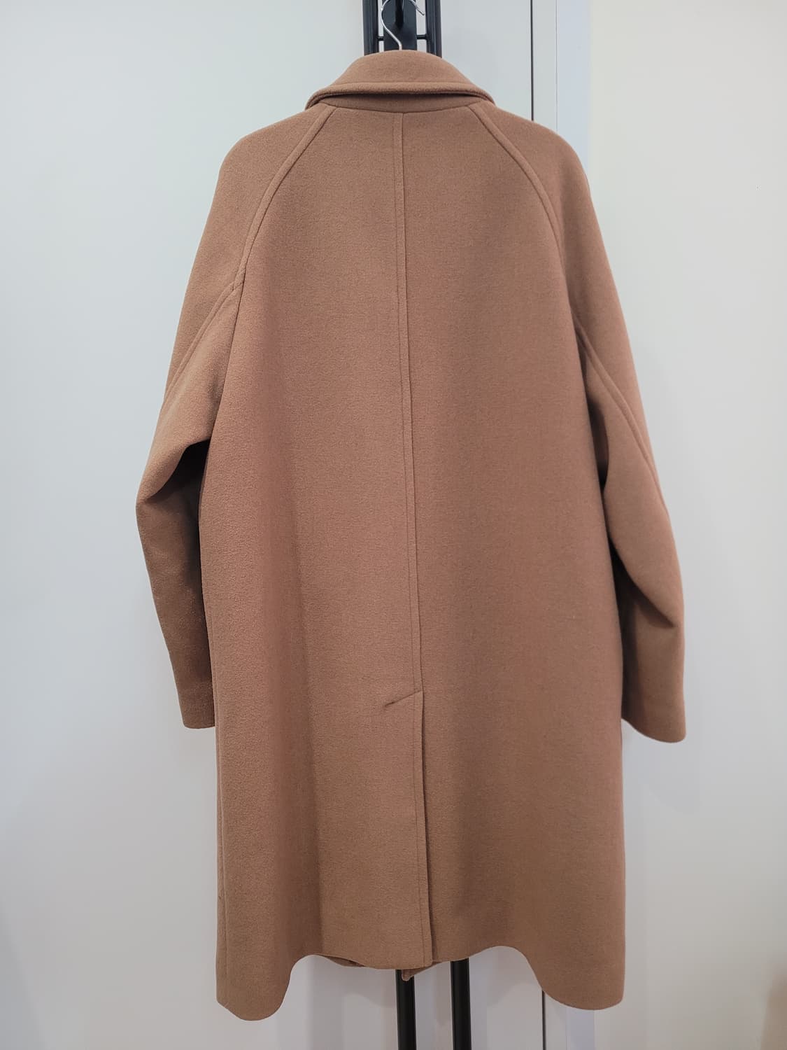 캉골 카멜 브라운 발마칸 롱코트 남성용 L사이즈 상품이미지5