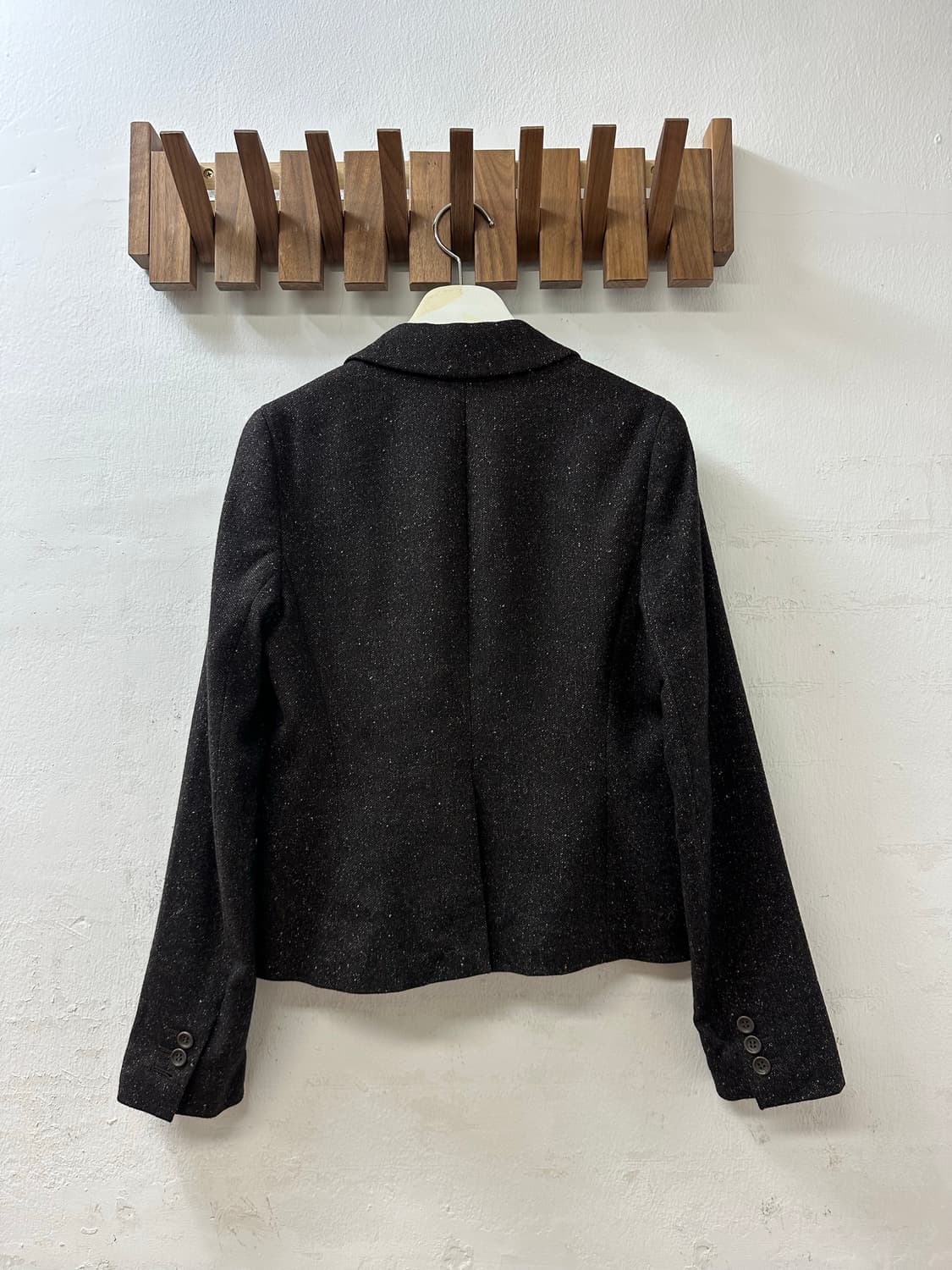 Theory 띠어리 보카시 울 실크 혼방 블렌드 트위드 숏 코트 자켓 상품이미지5