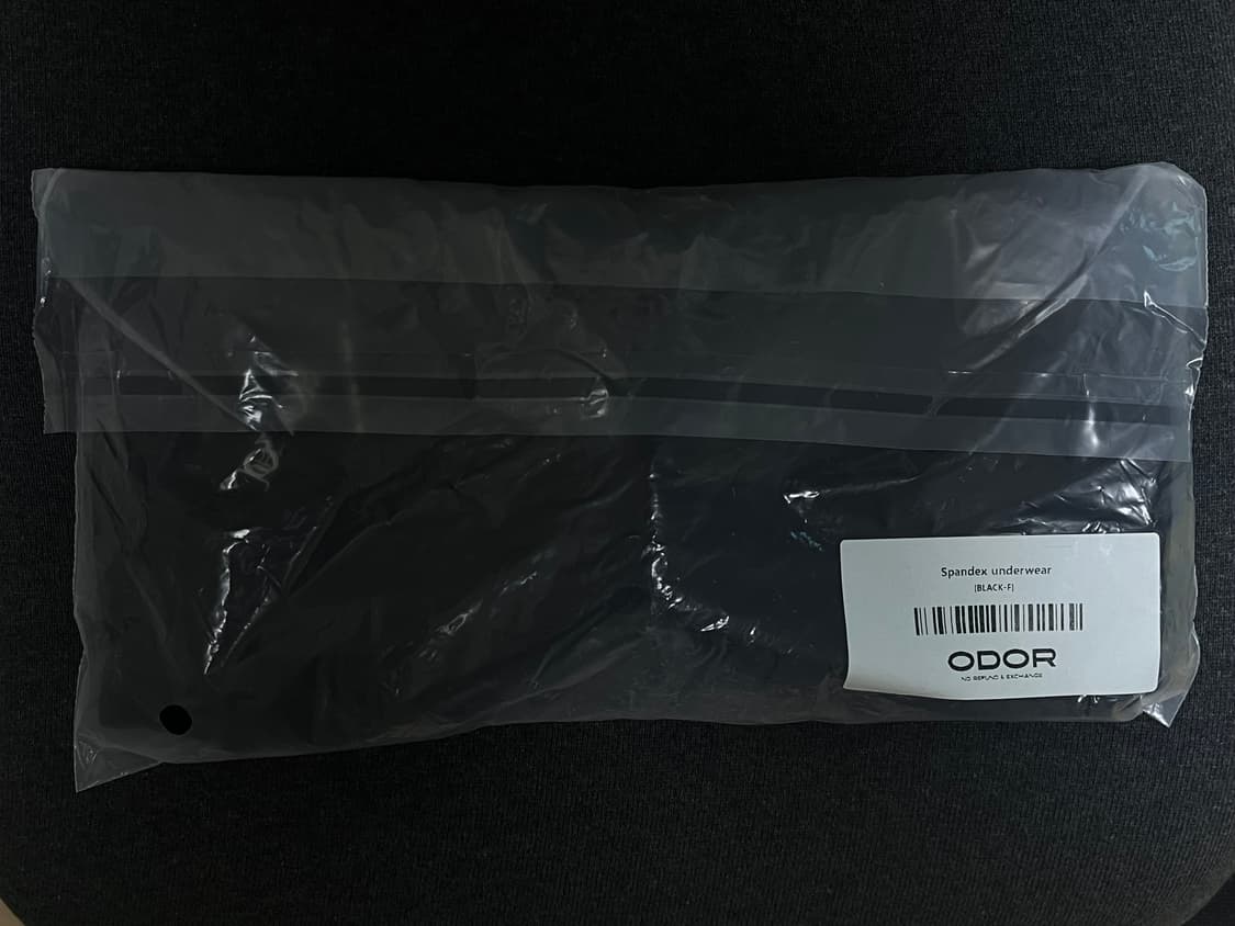 오도어 스판덱스 블랙  상품이미지2