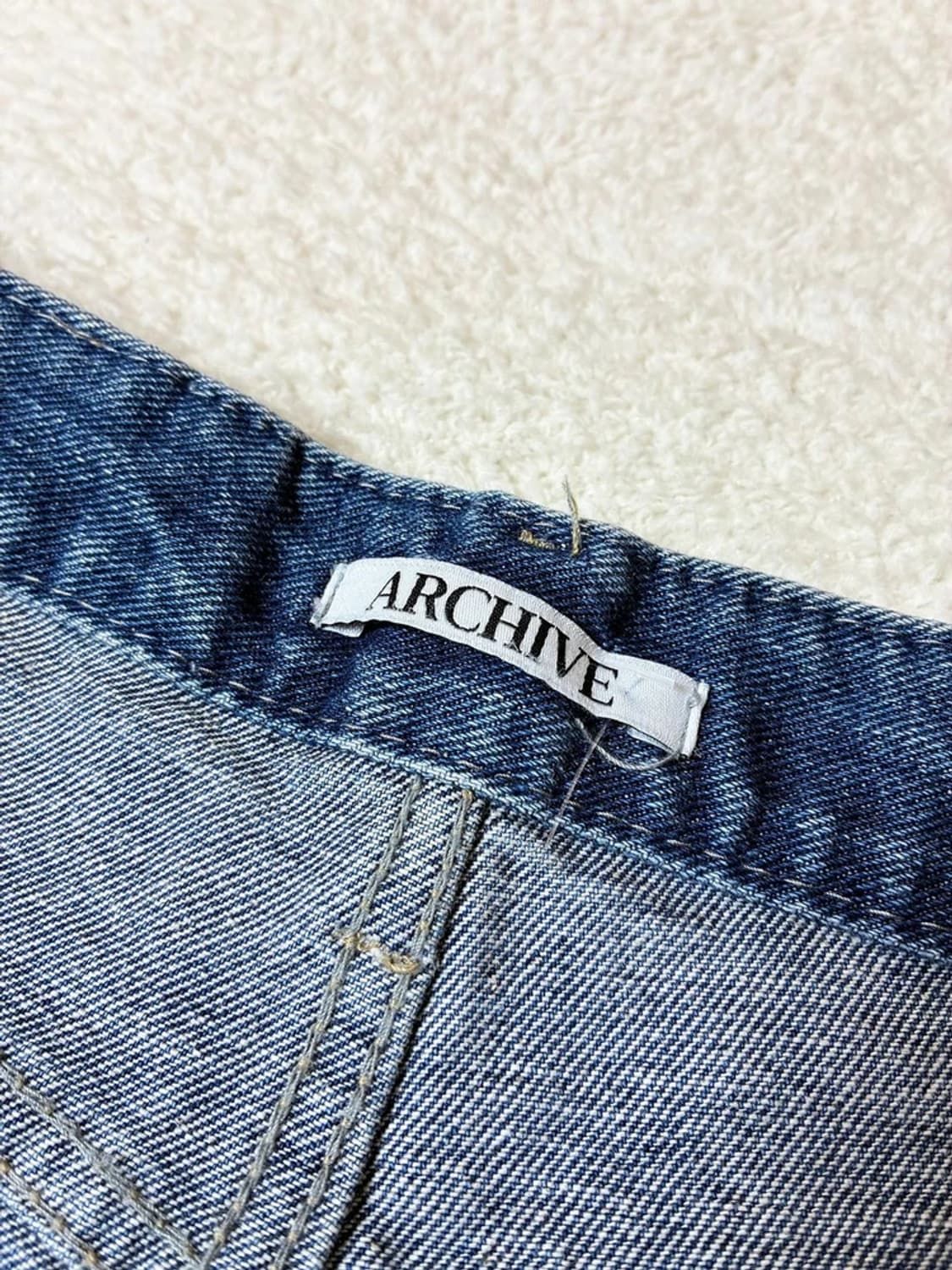 아카이브 블리치 세미 와이드 데님 팬츠 PN6731    상품이미지8