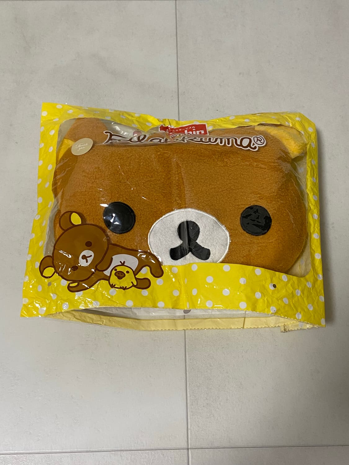 고전 리락쿠마 미니 무릅 담요 상품이미지2