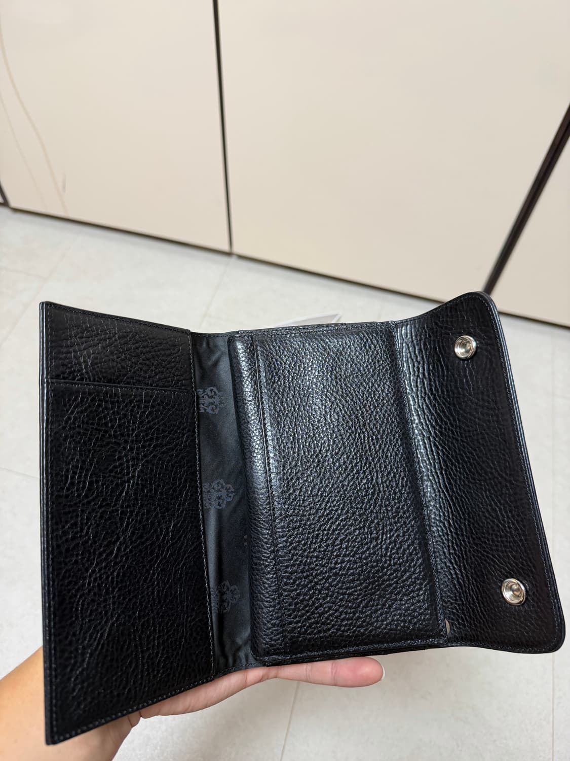 (새상품) 크롬하츠 웨이브 레더 장지갑 상품이미지2