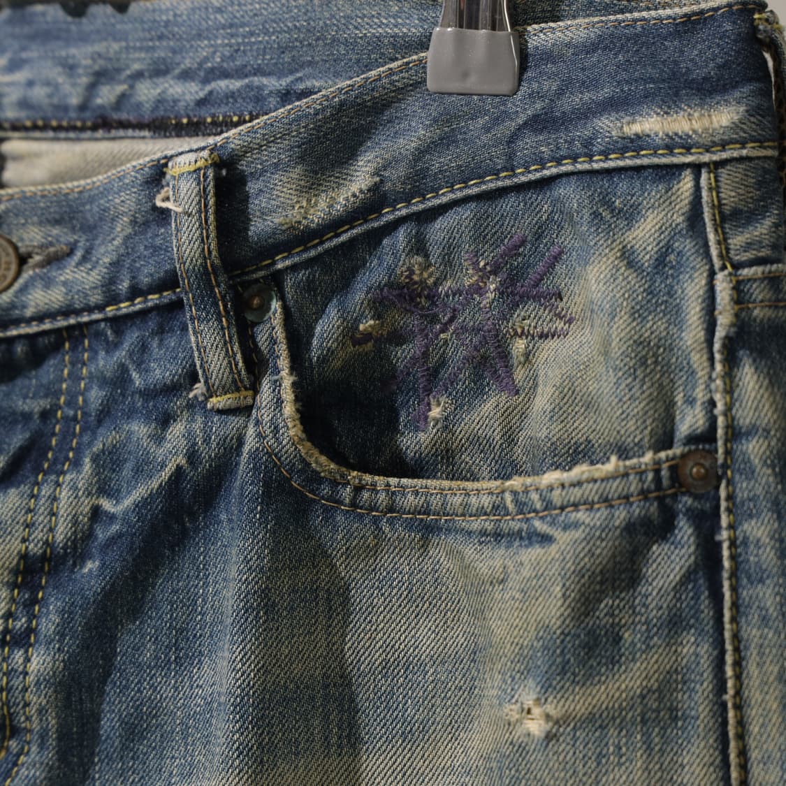 90s 히스테릭 글래머 셀비지 데님 상품이미지4