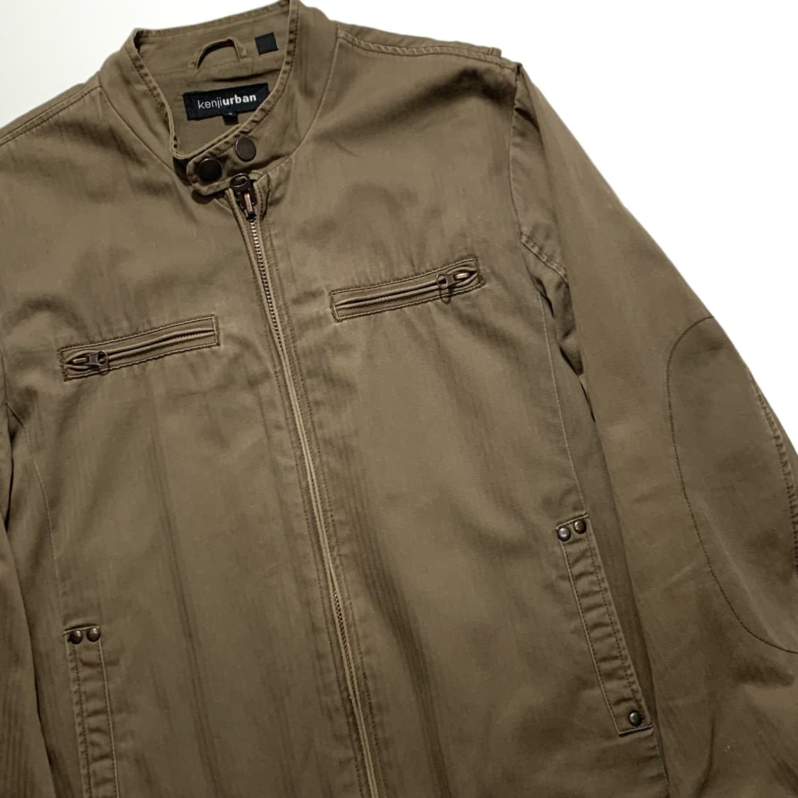 빈티지 HBT 코튼 싱글라이더 자켓  상품이미지2