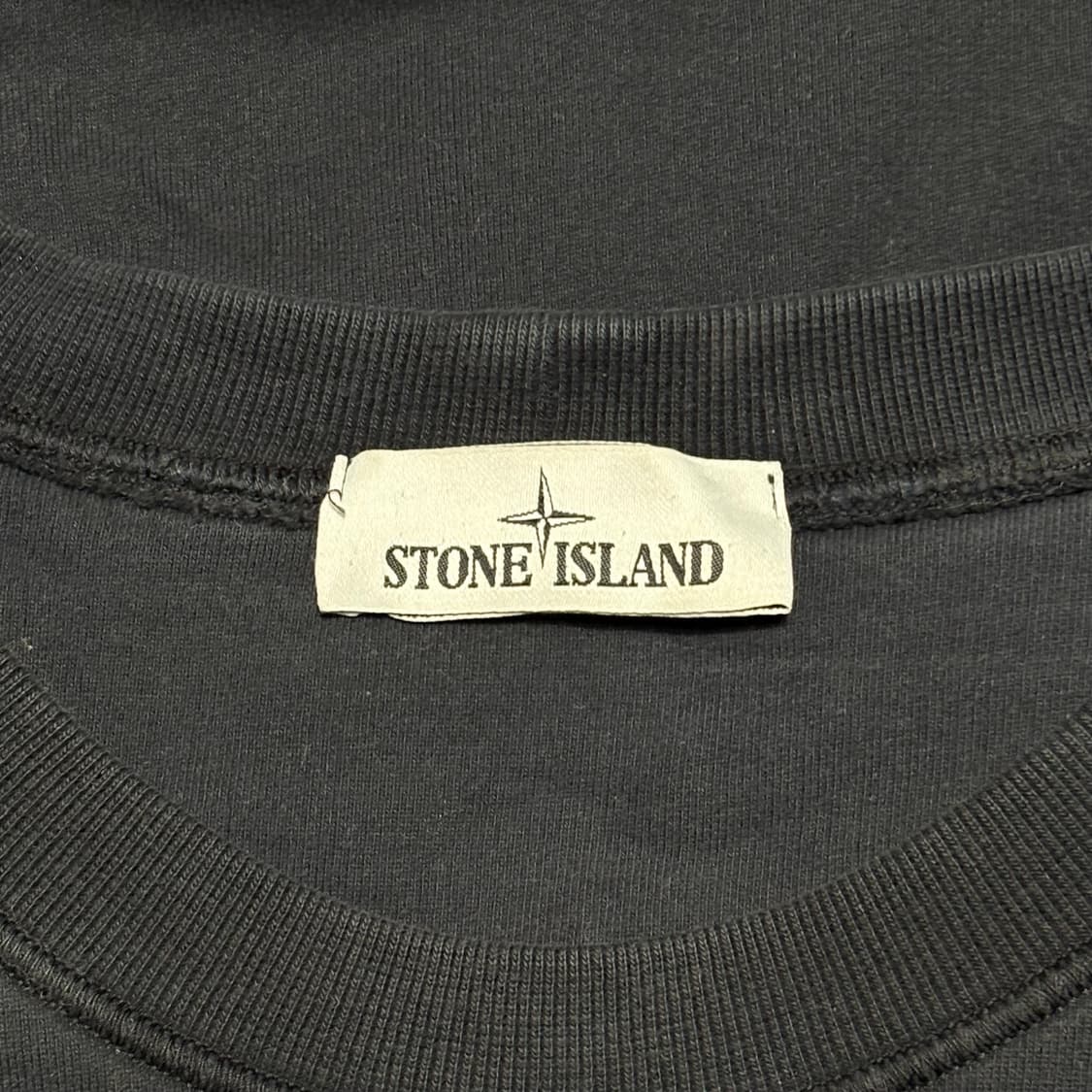 Stone Island 패치와펜 라운드넥 블랙 맨투맨 상품이미지3