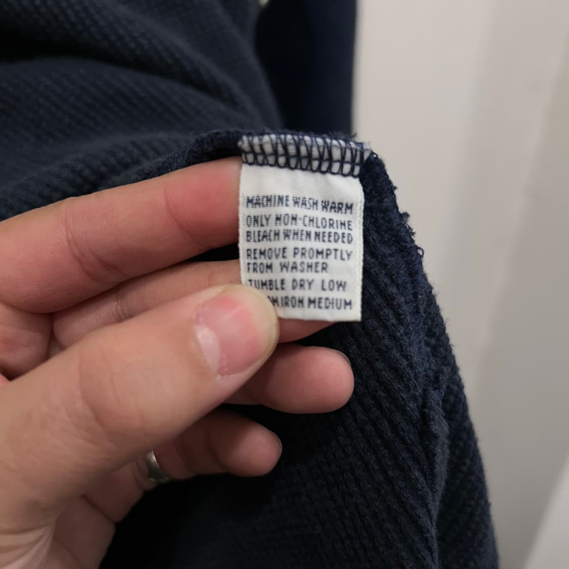 폴로 랄프로렌 스몰포니 와플코튼 긴팔 카라티 상품이미지4