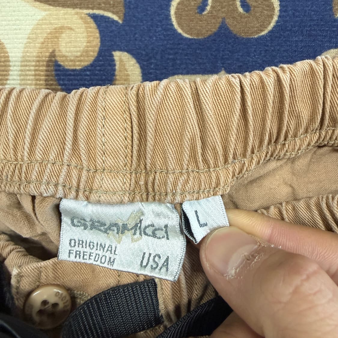 (L)그라미치 Gramicci 코튼 팬츠(베이지) 상품이미지3