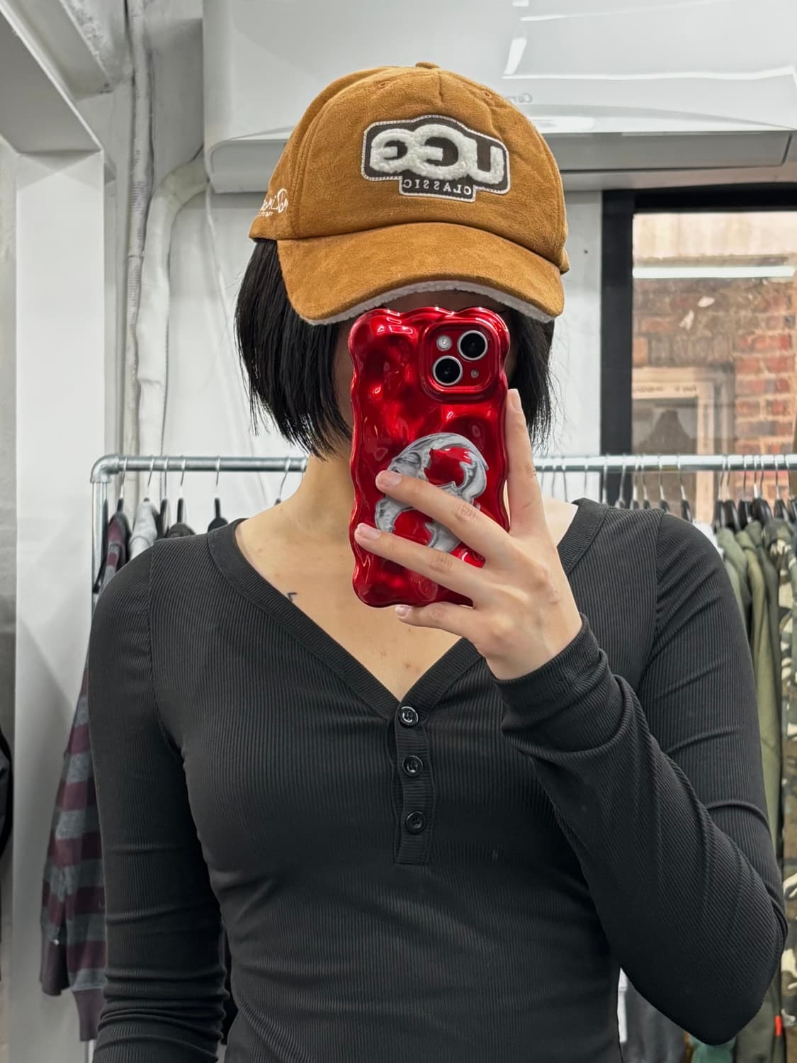 UGG 어그 스웨이드 볼캡 상품이미지1