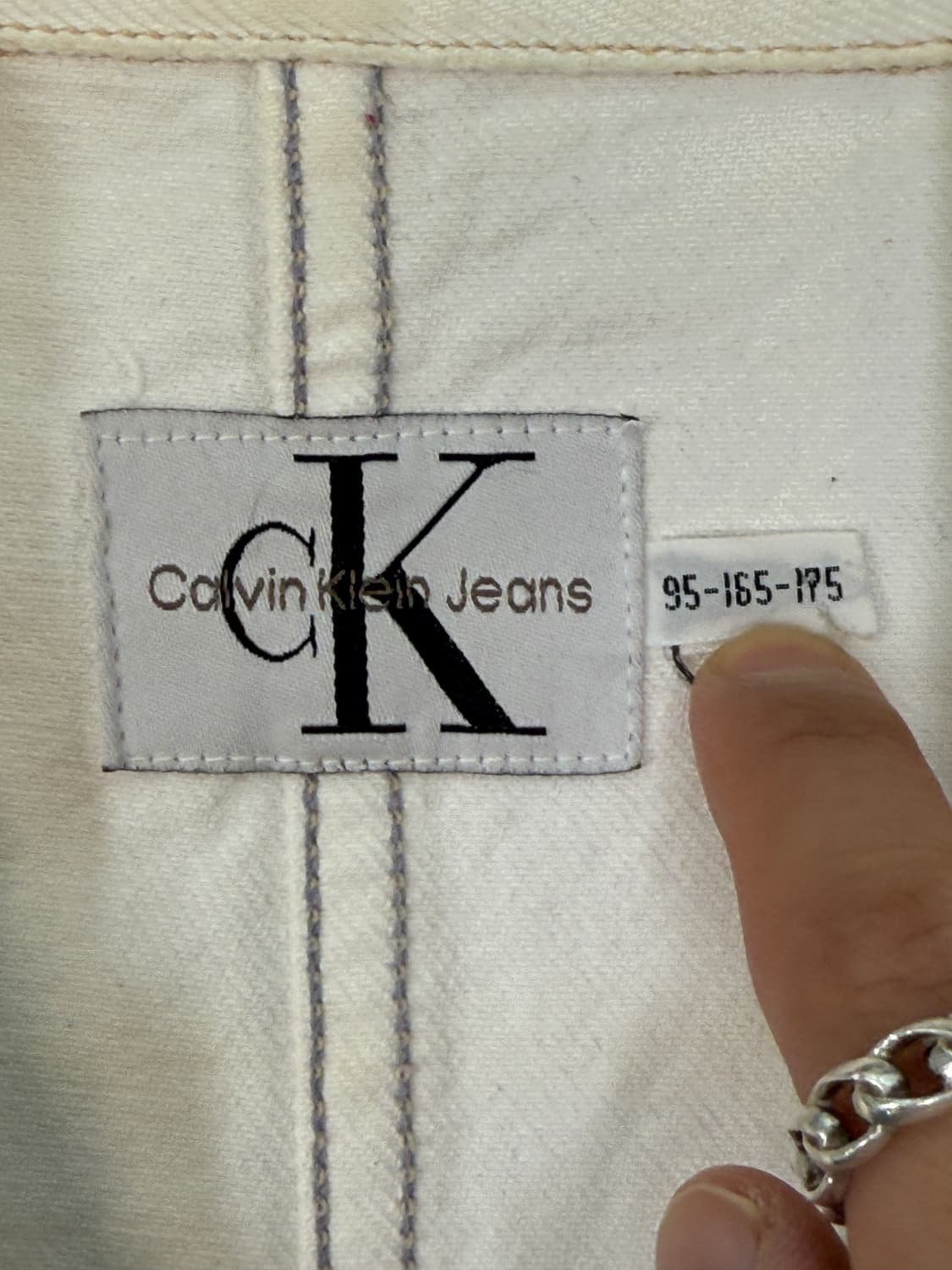 캘빈클라인진스 90s 데님 초어 쉐프 자켓 상품이미지6