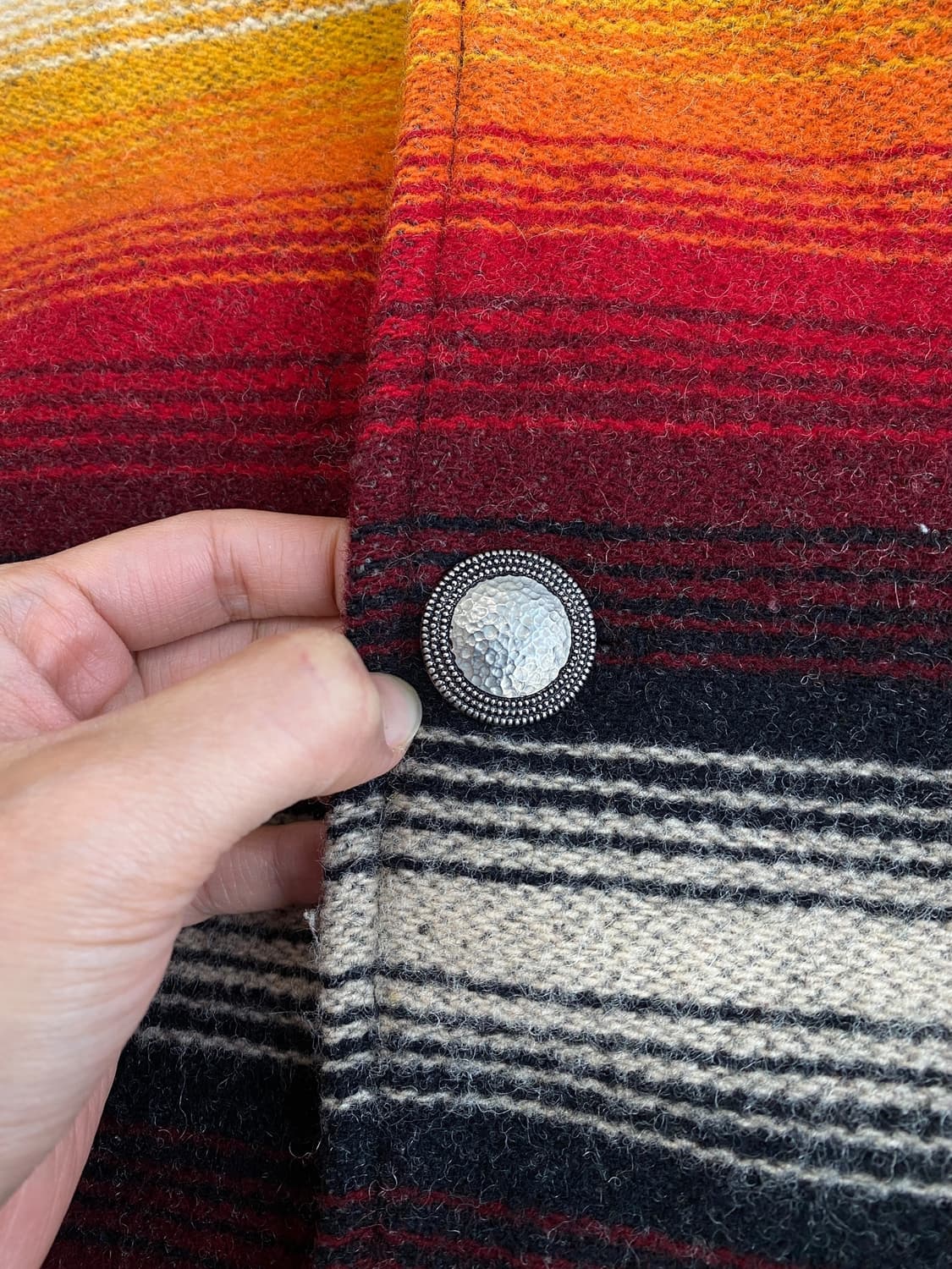 90‘s 울리치 네이티브 울 블랭킷 자켓 상품이미지5