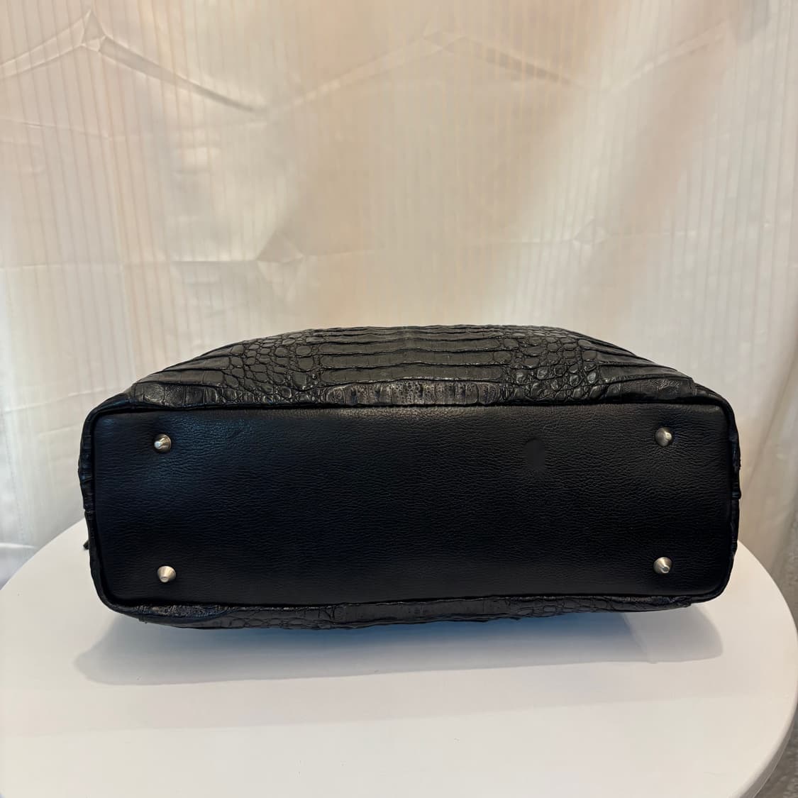 천연 악어가죽 토트백     상품이미지6