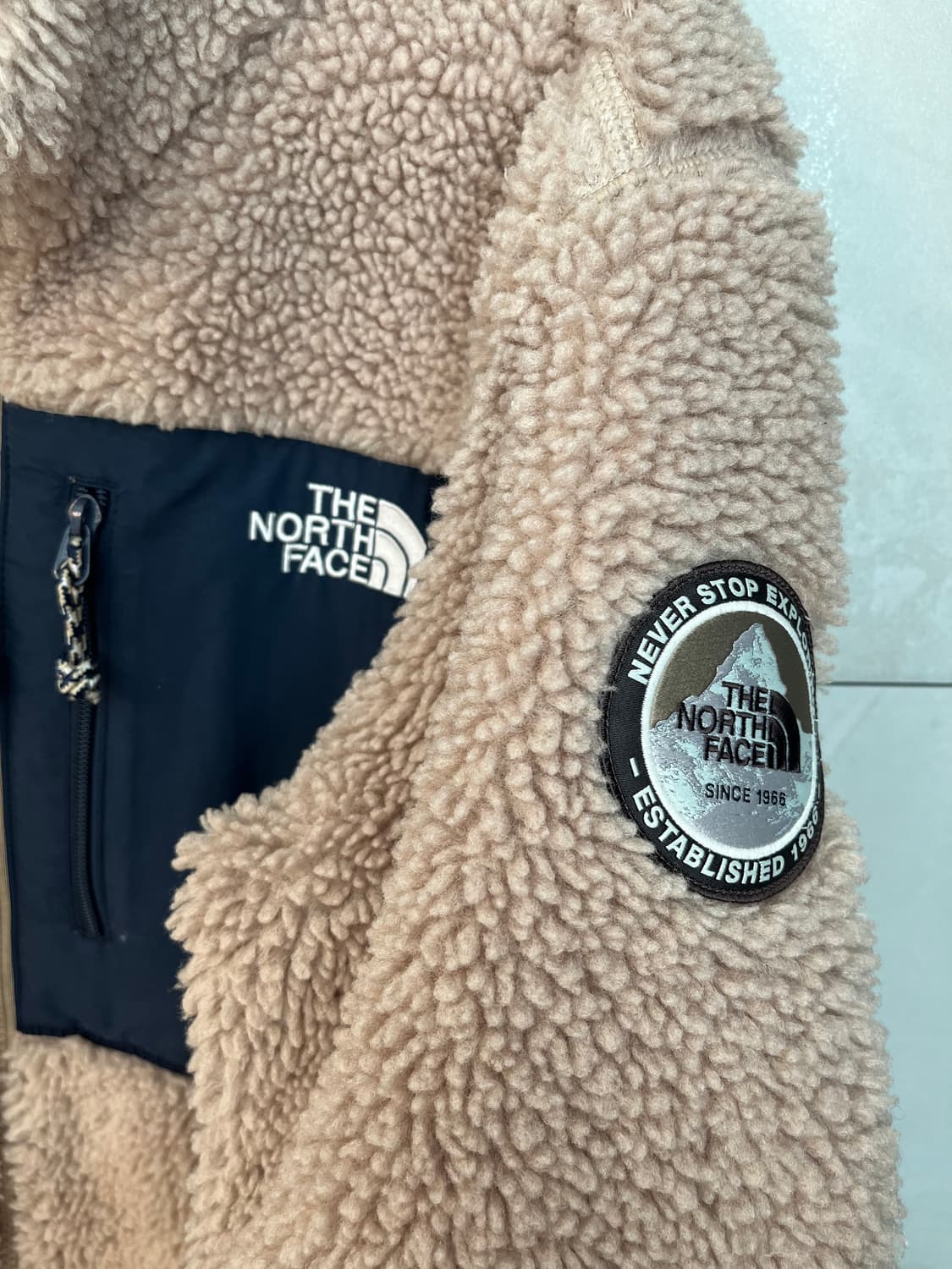 노스페이스 뽀글이 플리스 자켓 후리스 베이지 [100] 상품이미지6