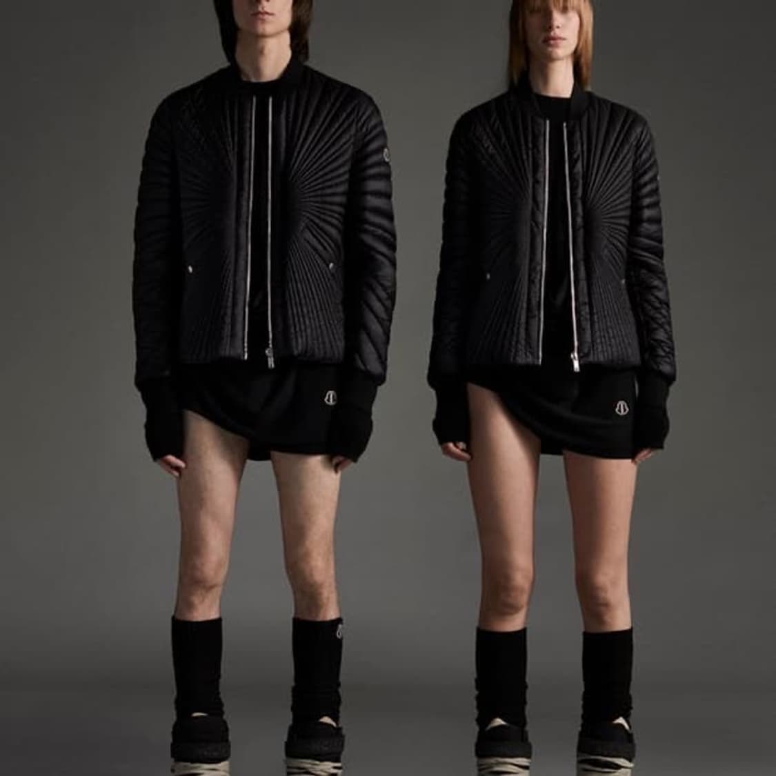 몽클레어 x 릭오웬스 콜라보 앵글(angle) 봄버 자켓  상품이미지3