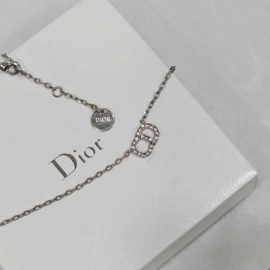 디올 은장 클레어디룬 쁘띠cd 목걸이 팔찌 세트(더스트 박스포함) 상품이미지4