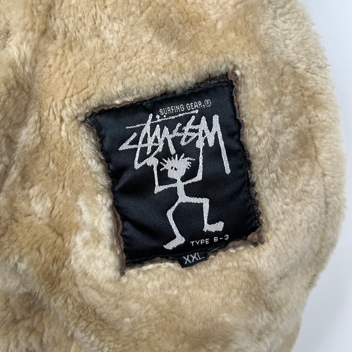 1980s Stussy 스투시 B-3 양가죽 무스탕 상품이미지10