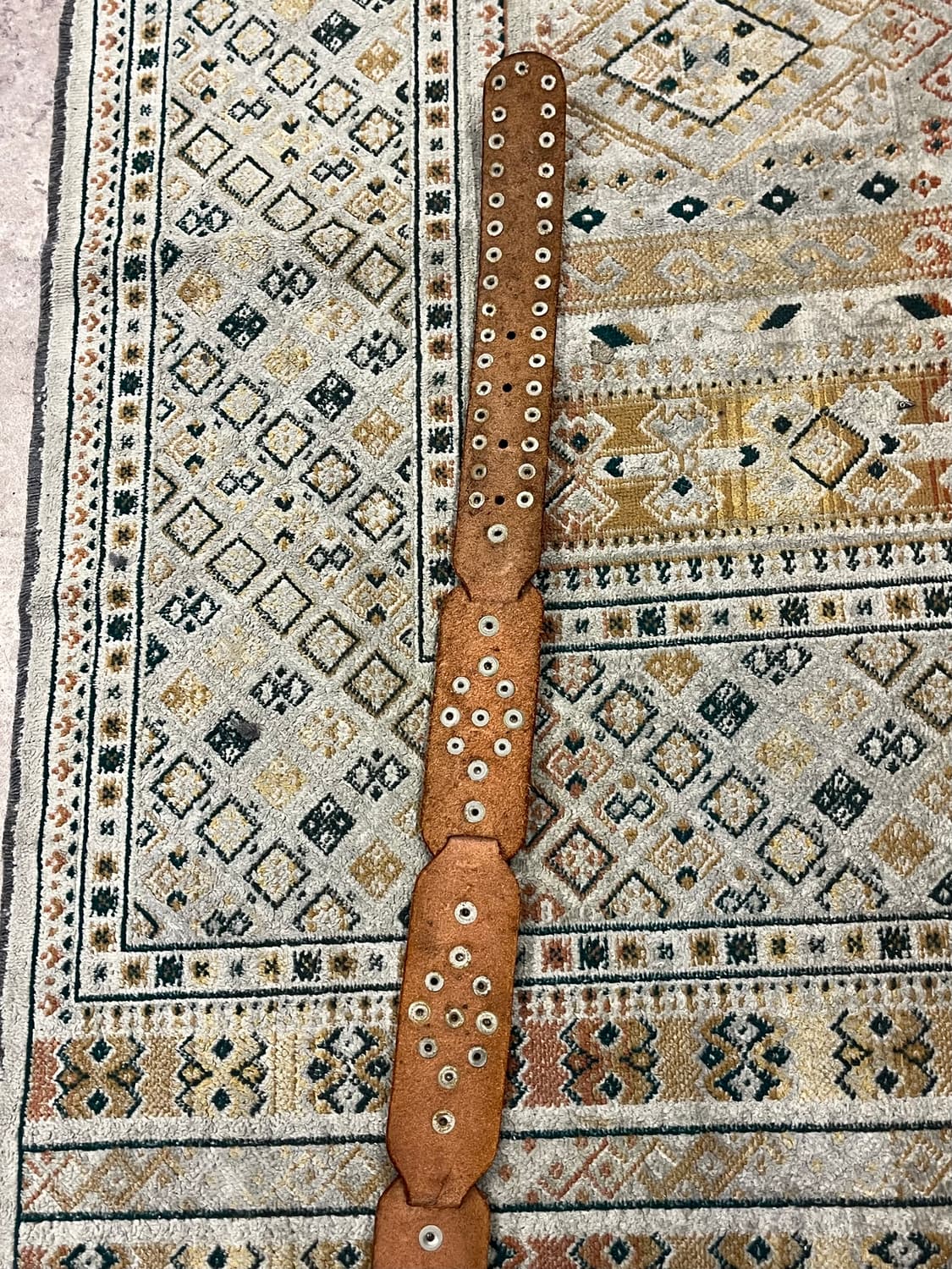 빈티지 가죽 벨트 브라운 #csz2867 상품이미지7