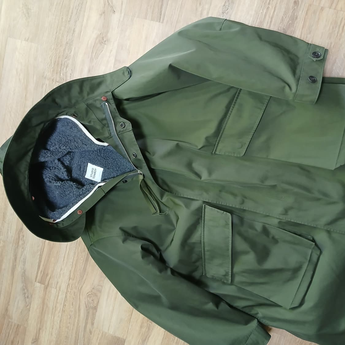 스튜디오톰보이 피쉬테일 내피탈부착 패딩 점퍼 야상 자켓 상품이미지6