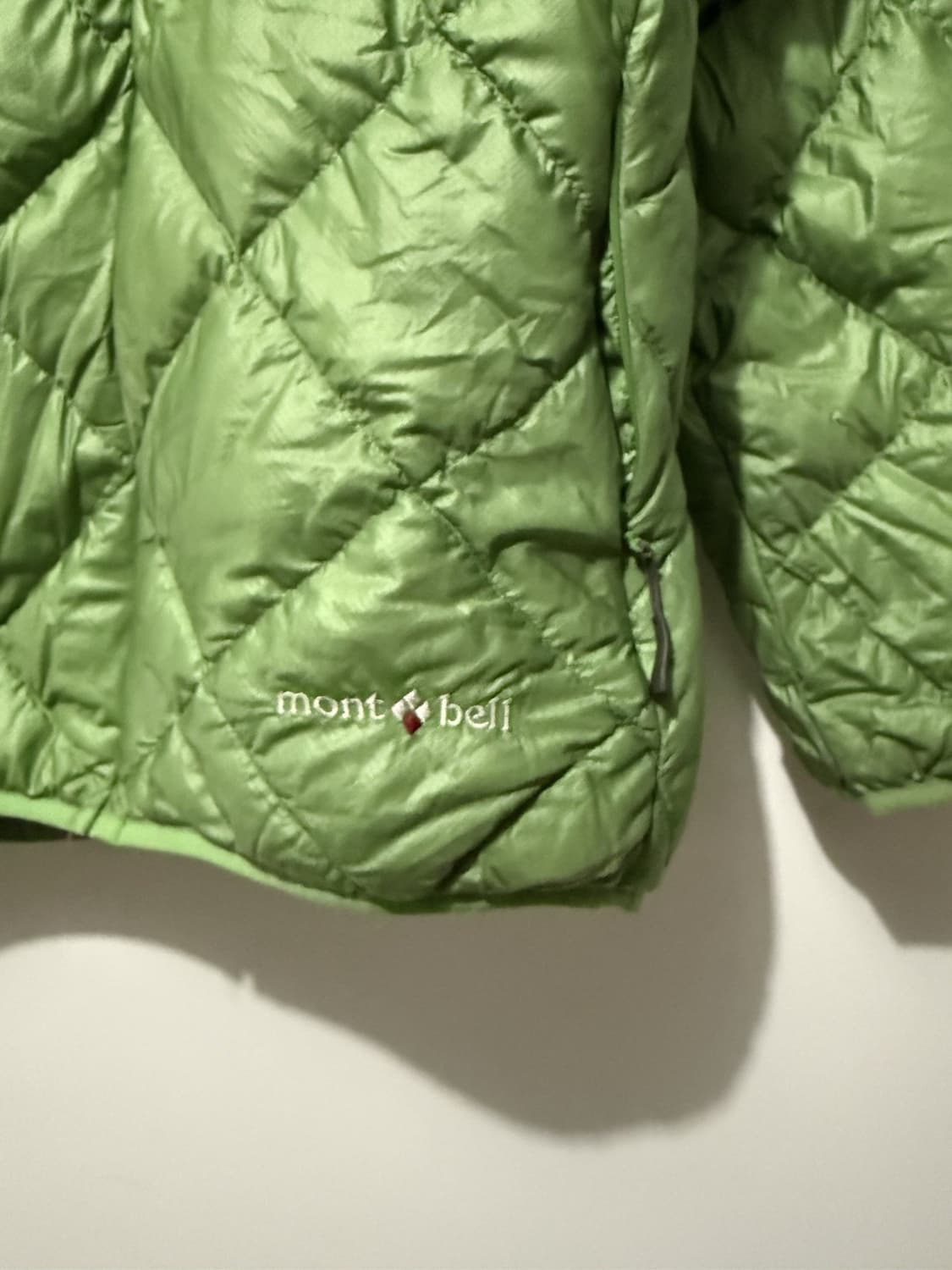 10s 몽벨 U.L. 경량패딩 후디 그린 상품이미지3