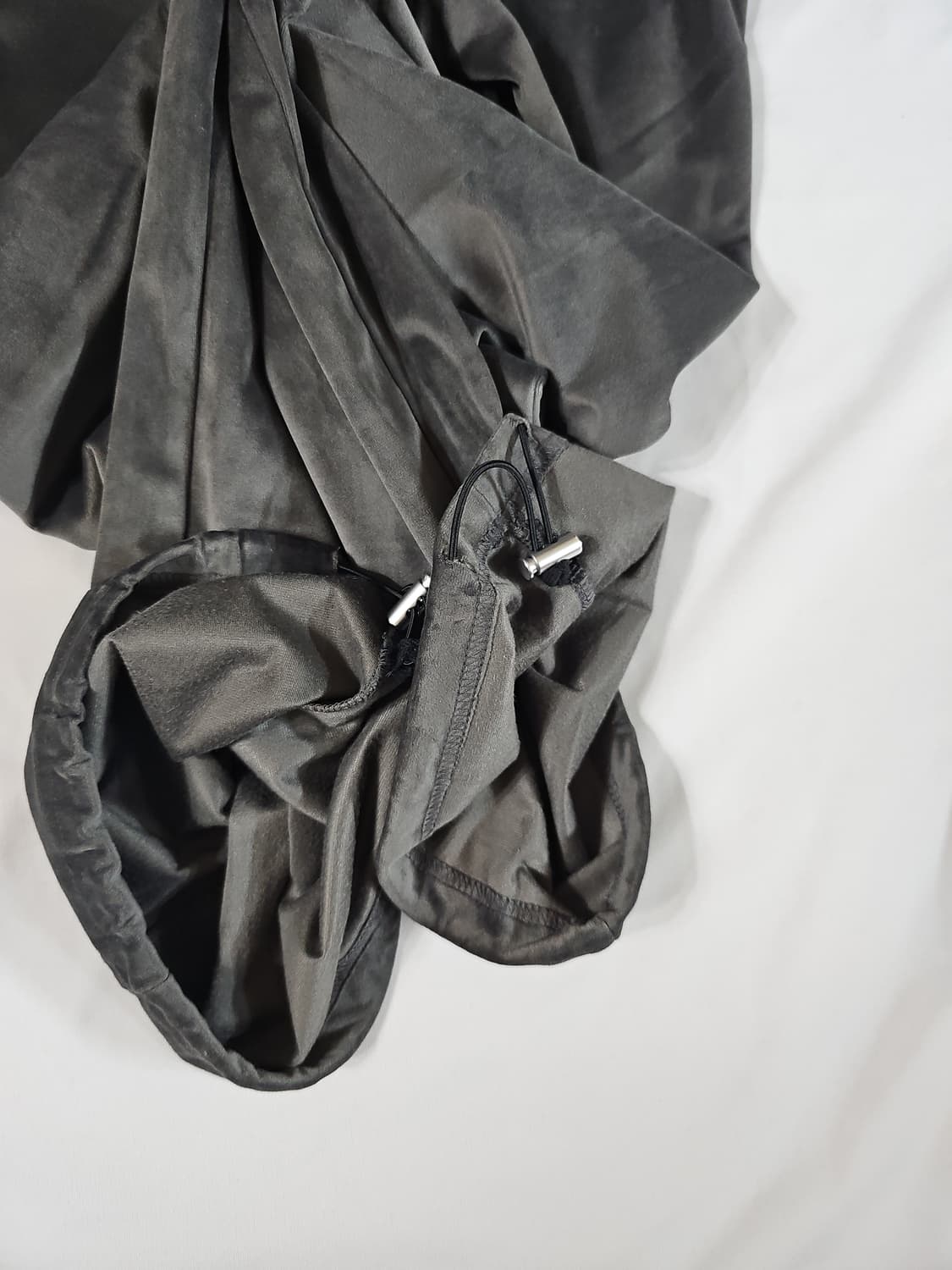 레더리 리버스 로고 벨루어 벨벳 트랙 트레이닝 셋업 세트 차콜 상품이미지9