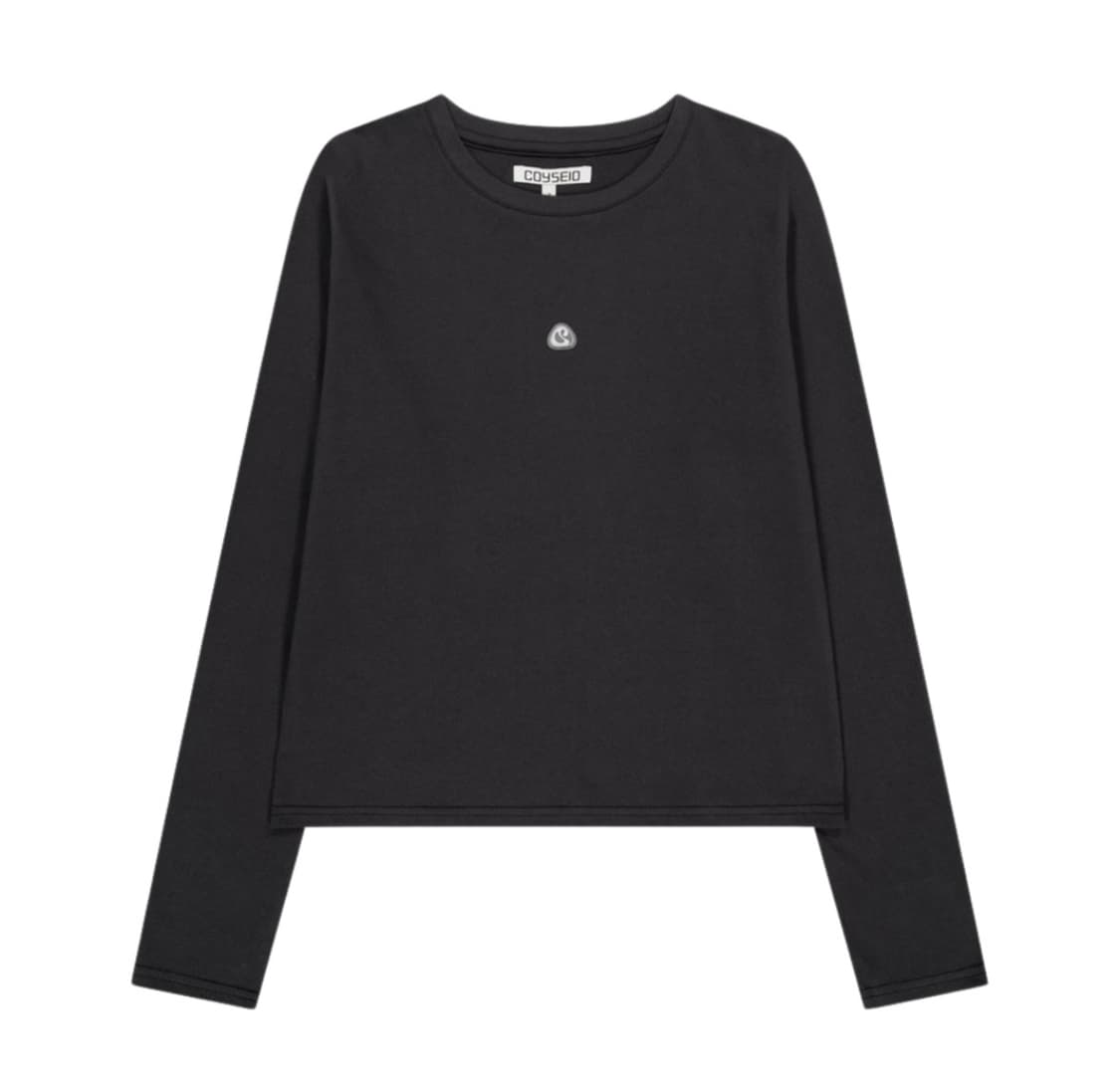 코이세이오 심볼 로고 롱슬리브 티셔츠 차콜 2사이즈 상품이미지1