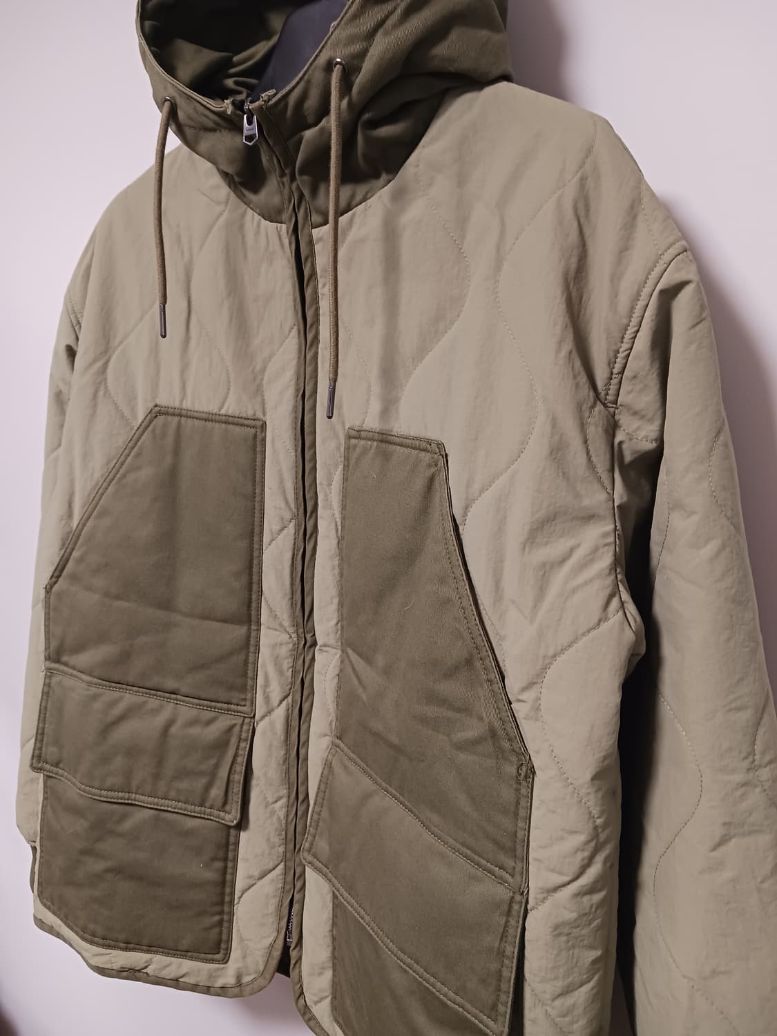 Zara Mixed Material Puff Utility Jacket  상품이미지2