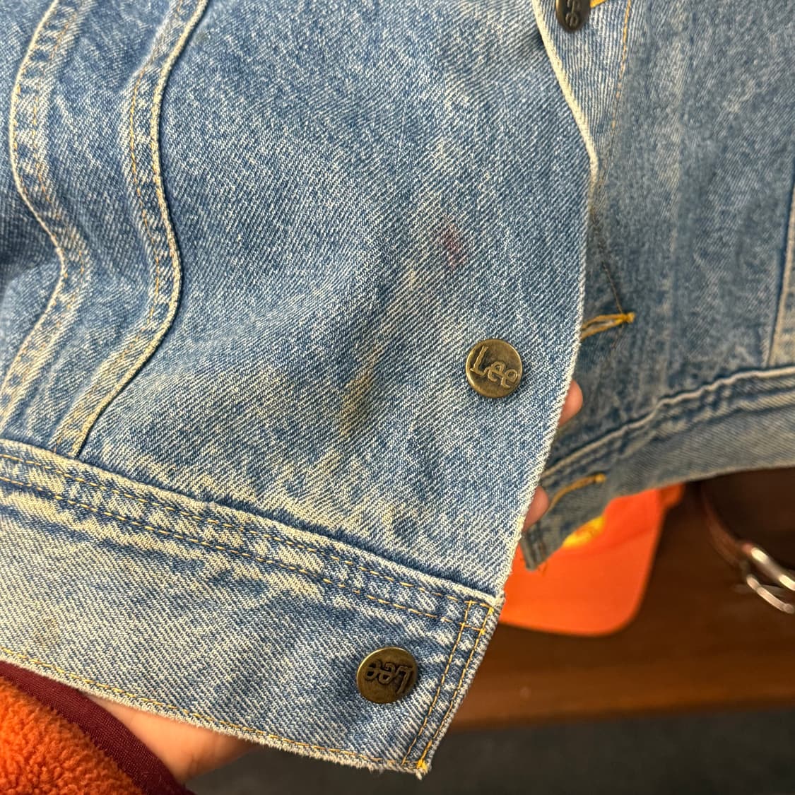 90s LEE 빈티지 리 101J 스톰 라이더 블랭킷 데님 자켓 N000 상품이미지7