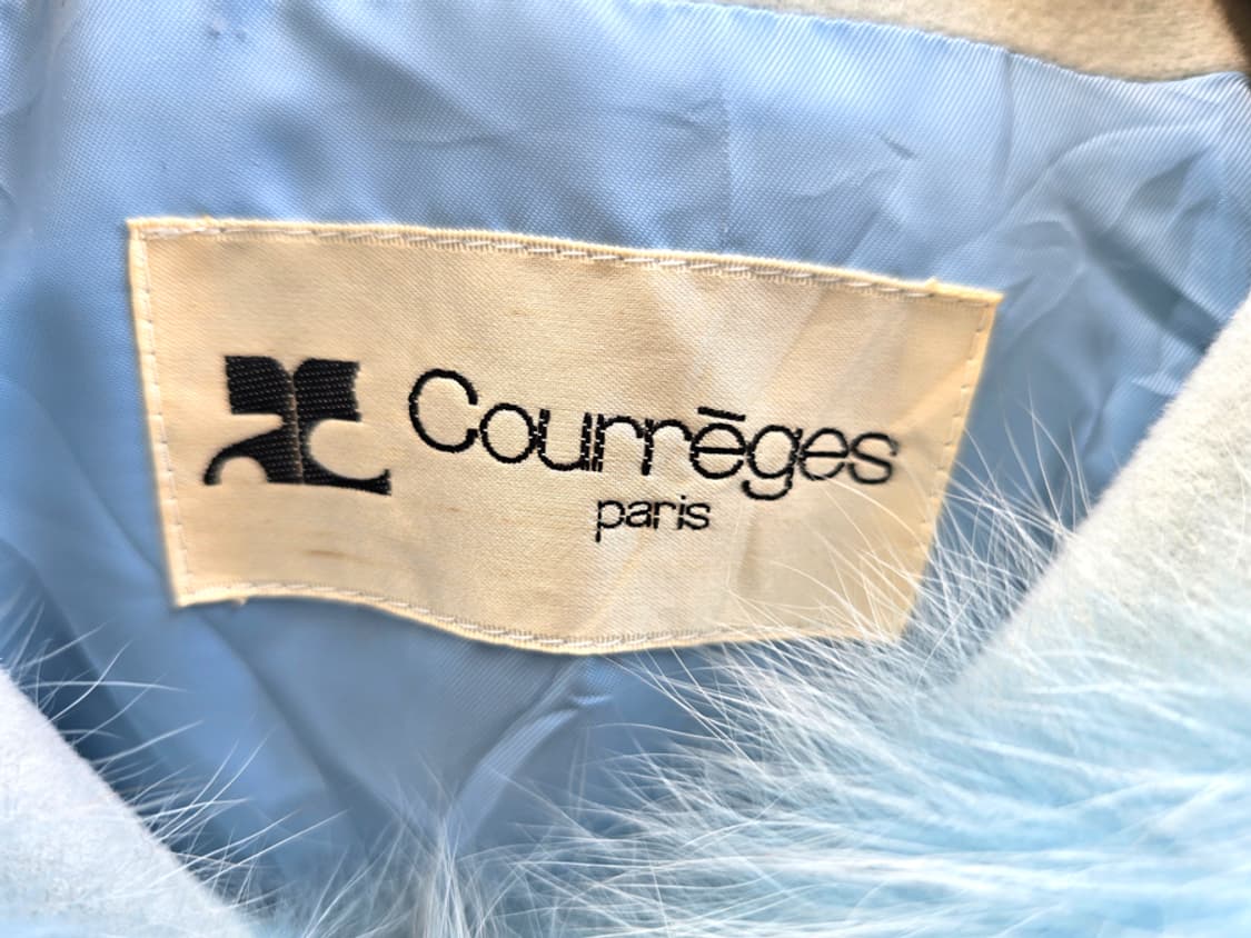 꾸레쥬 폭스퍼 앙고라 코트 상품이미지4