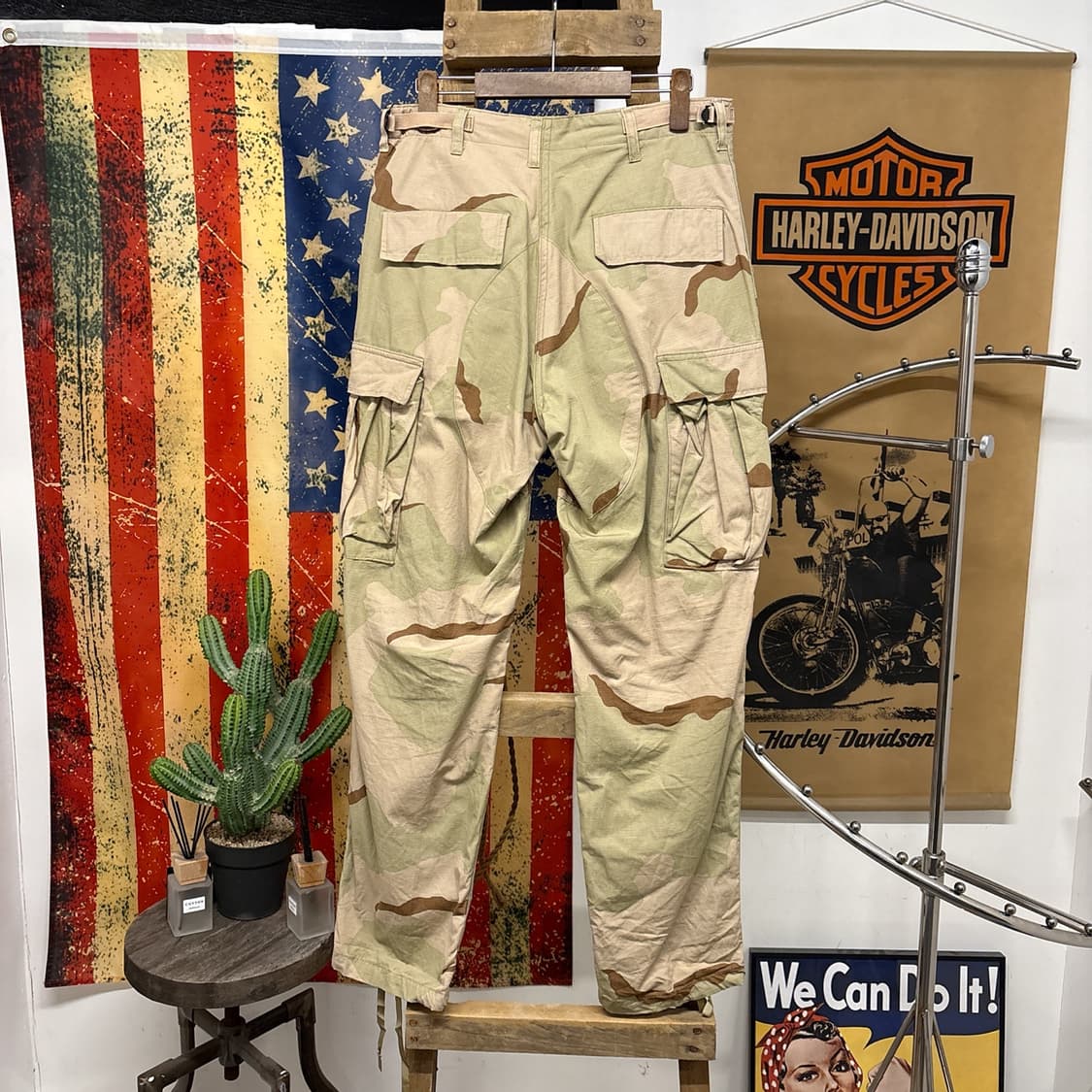 90s 오리지널 밀리터리 미육군 데저트카모 BDU 카고팬츠 N948 상품이미지2