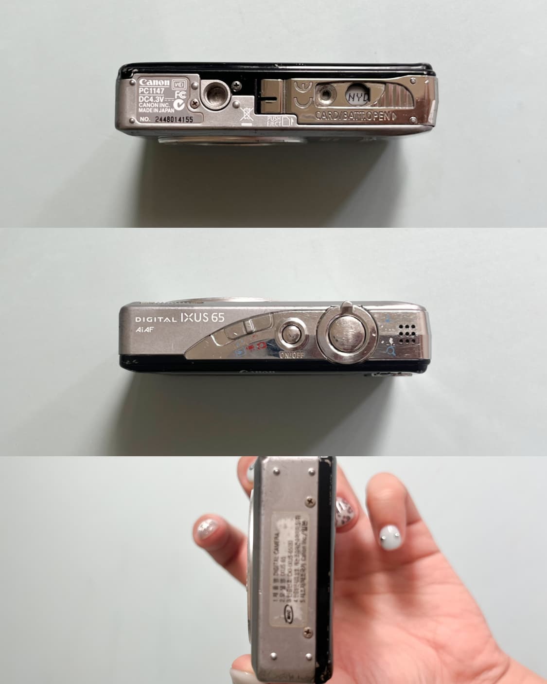 Canon ixus 65 빈티지 디카 상품이미지3