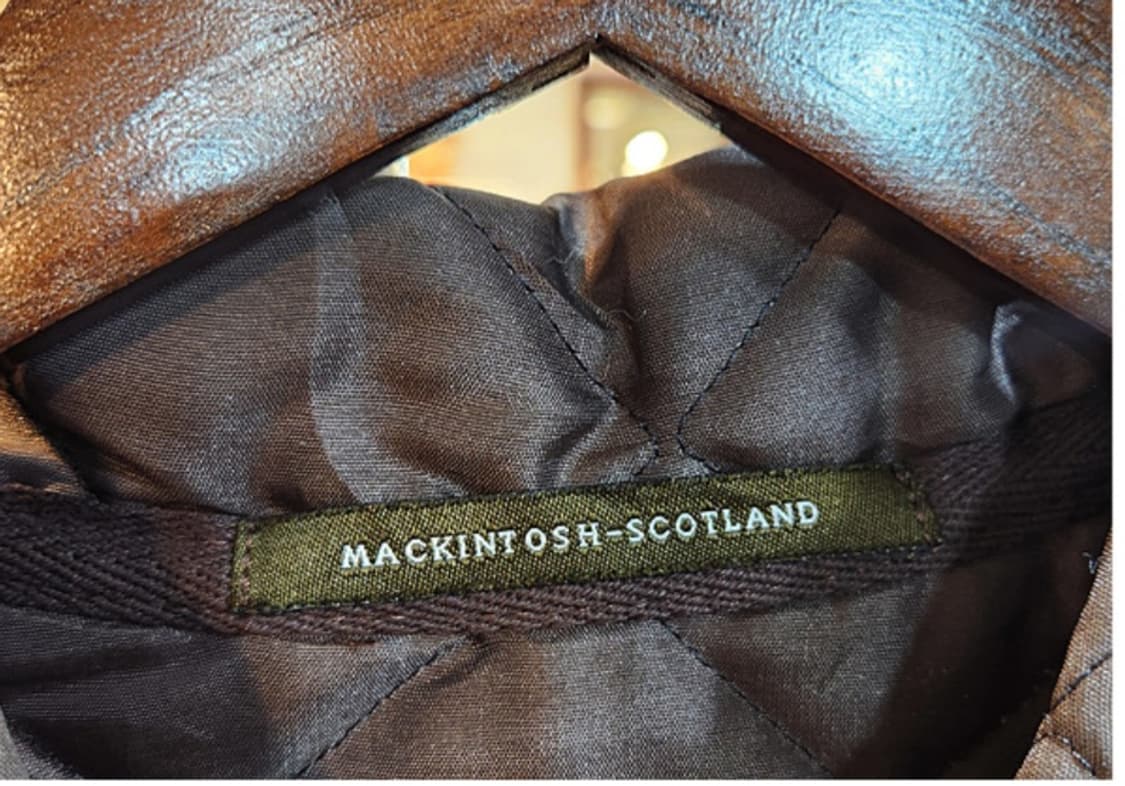 MACKINTOCH 매킨토시 브라운 퀄팅 카라 자켓 상품이미지3