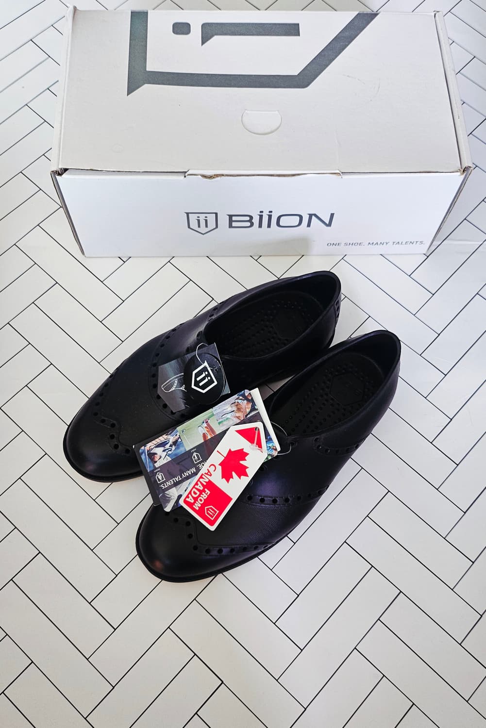 (미착용새상품)비온(BiiON) 클래식 옥스퍼드 블랙 M5/W7 240 상품이미지6