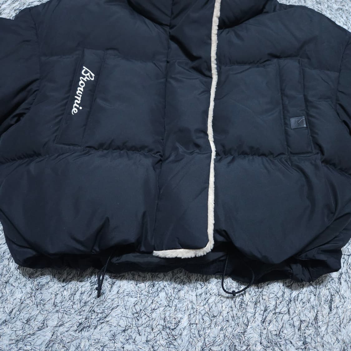 코닥) S 여자 브라우니 숏패딩자켓 덕다운패딩 / 왕눈이샵 상품이미지5