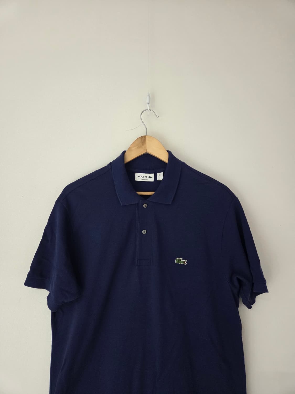 라코스테 네이비 반팔카라티(클래식핏,105사이즈) 상품이미지1