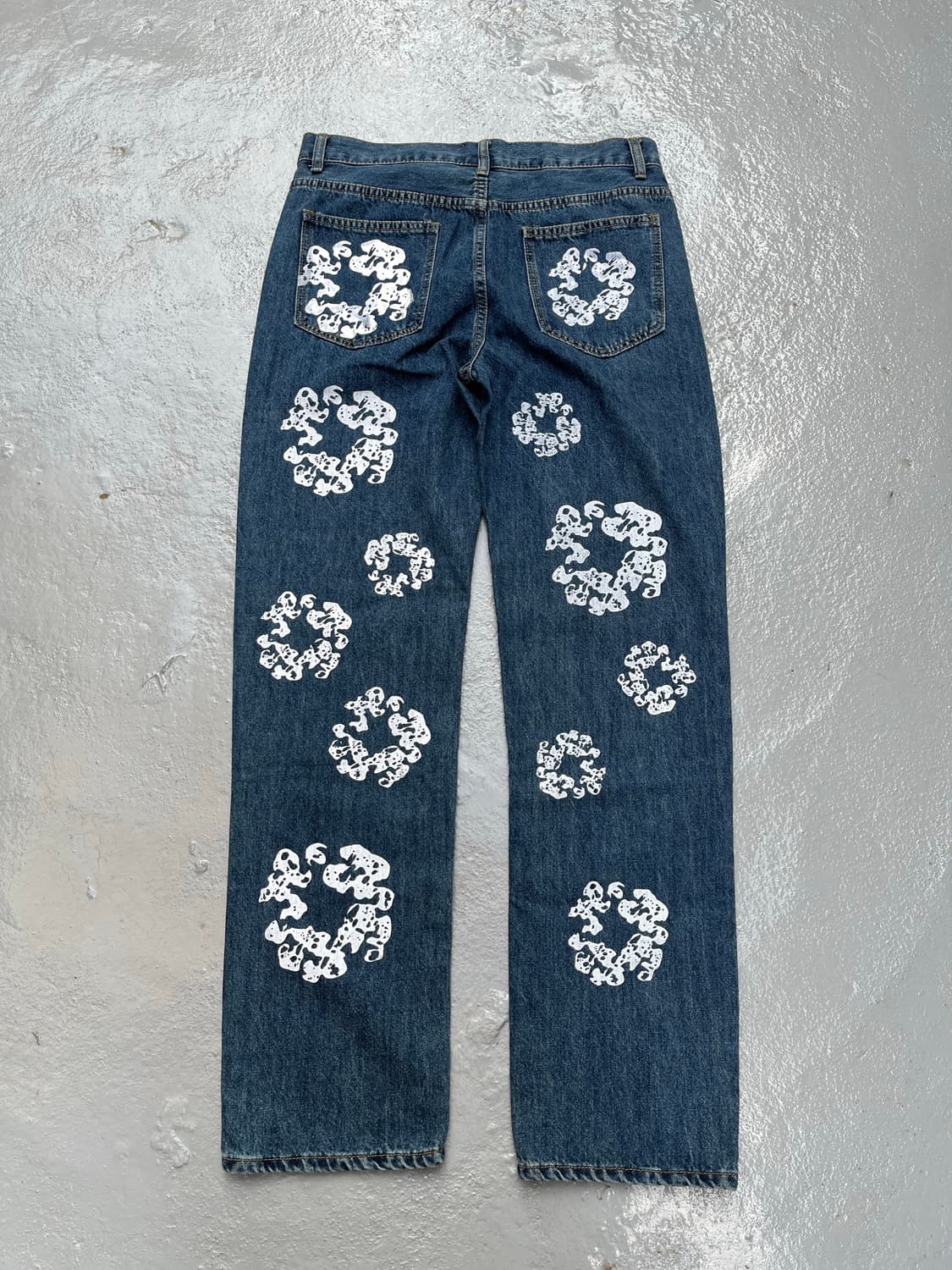 34) Vintage Flower Printing Jeans 상품이미지2