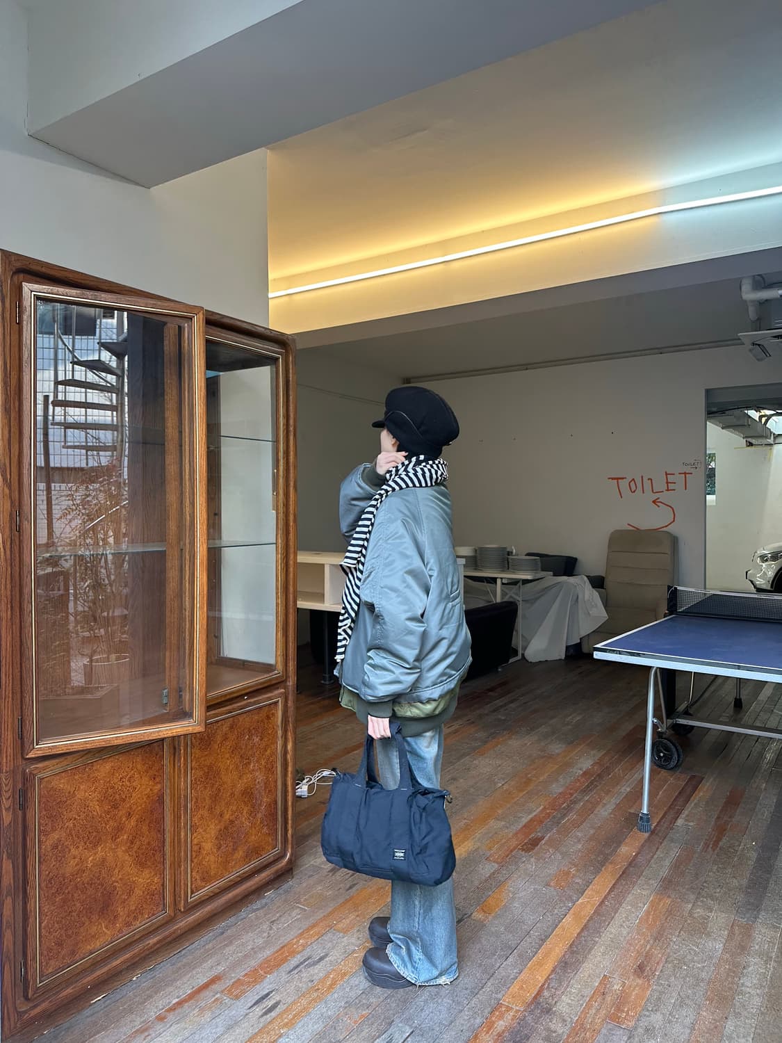 PORTER-2WAY BOSTON BAG (Black) 상품이미지2