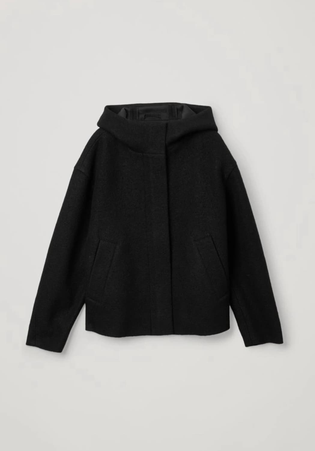 COS 코스 울 후드 코트 상품이미지4